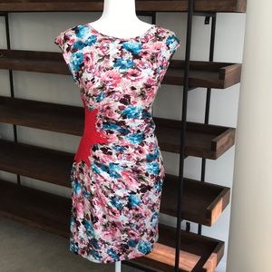 Arc & co flowered mini dress